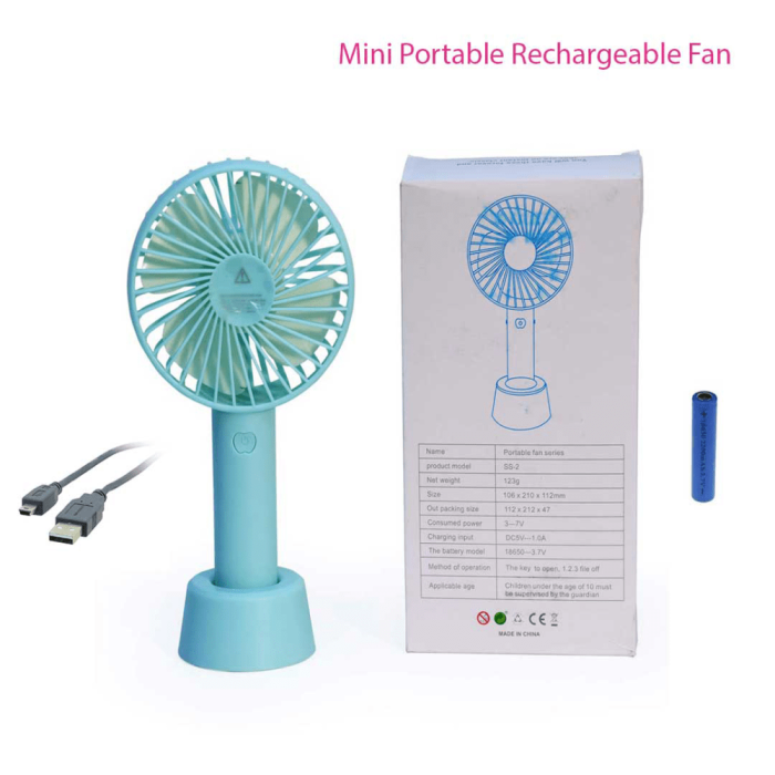 Mini Fan Very Stylish Rechargeable Fan