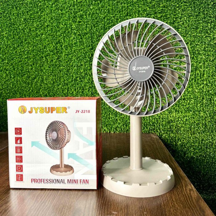 8 Hours Backup JY-2218 12.5” Rechargeable Fan
