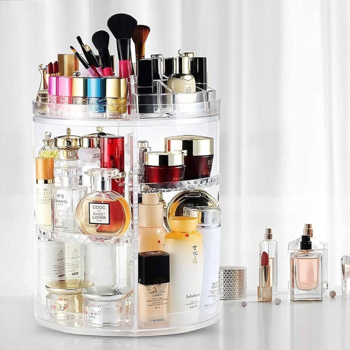 Cosmetics Organizer Storage Box 360 Degree